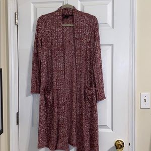Long sleeve, long cardigan